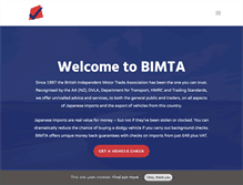 Tablet Screenshot of bimta.co.uk