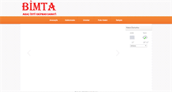 Desktop Screenshot of bimta.com.tr