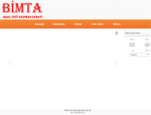 Tablet Screenshot of bimta.com.tr